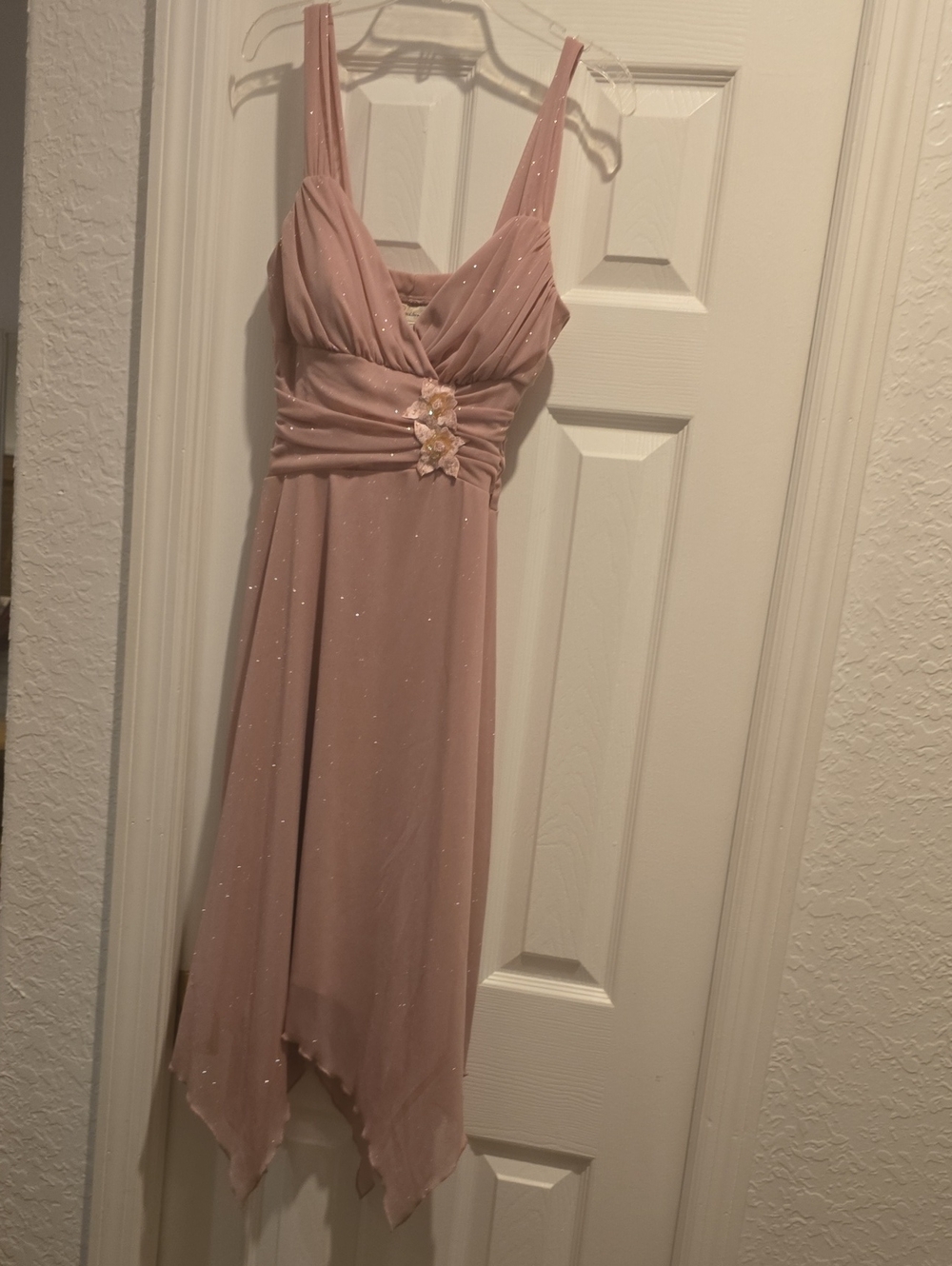 Speechless Dusty Rose High-Low Spaghetti Strap Dress